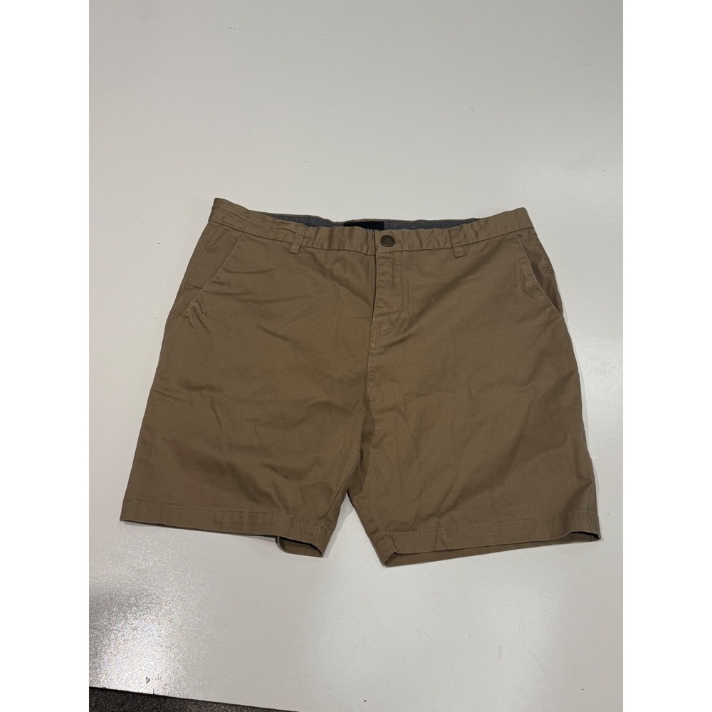 Billabong Mens Chino Walk Shorts Khaki Tan Size 38 Flat Front Surf Casual Short